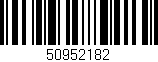 Código de barras (EAN, GTIN, SKU, ISBN): '50952182'
