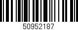 Código de barras (EAN, GTIN, SKU, ISBN): '50952187'