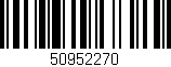 Código de barras (EAN, GTIN, SKU, ISBN): '50952270'