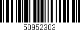 Código de barras (EAN, GTIN, SKU, ISBN): '50952303'