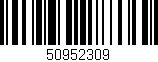 Código de barras (EAN, GTIN, SKU, ISBN): '50952309'