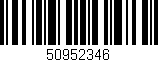 Código de barras (EAN, GTIN, SKU, ISBN): '50952346'