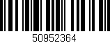 Código de barras (EAN, GTIN, SKU, ISBN): '50952364'
