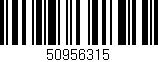 Código de barras (EAN, GTIN, SKU, ISBN): '50956315'