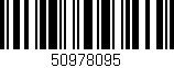 Código de barras (EAN, GTIN, SKU, ISBN): '50978095'