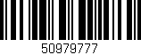 Código de barras (EAN, GTIN, SKU, ISBN): '50979777'