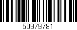 Código de barras (EAN, GTIN, SKU, ISBN): '50979781'