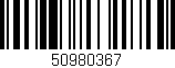 Código de barras (EAN, GTIN, SKU, ISBN): '50980367'