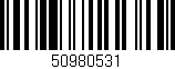 Código de barras (EAN, GTIN, SKU, ISBN): '50980531'