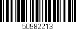 Código de barras (EAN, GTIN, SKU, ISBN): '50982213'