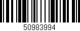 Código de barras (EAN, GTIN, SKU, ISBN): '50983994'