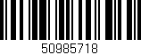 Código de barras (EAN, GTIN, SKU, ISBN): '50985718'