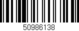 Código de barras (EAN, GTIN, SKU, ISBN): '50986138'
