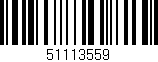 Código de barras (EAN, GTIN, SKU, ISBN): '51113559'