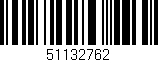 Código de barras (EAN, GTIN, SKU, ISBN): '51132762'