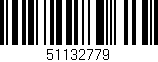 Código de barras (EAN, GTIN, SKU, ISBN): '51132779'