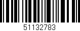 Código de barras (EAN, GTIN, SKU, ISBN): '51132783'