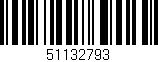 Código de barras (EAN, GTIN, SKU, ISBN): '51132793'