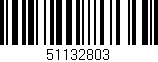 Código de barras (EAN, GTIN, SKU, ISBN): '51132803'