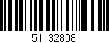 Código de barras (EAN, GTIN, SKU, ISBN): '51132808'