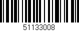 Código de barras (EAN, GTIN, SKU, ISBN): '51133008'