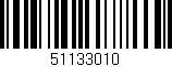 Código de barras (EAN, GTIN, SKU, ISBN): '51133010'