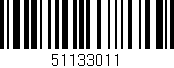 Código de barras (EAN, GTIN, SKU, ISBN): '51133011'