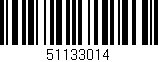 Código de barras (EAN, GTIN, SKU, ISBN): '51133014'