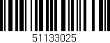 Código de barras (EAN, GTIN, SKU, ISBN): '51133025'