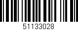 Código de barras (EAN, GTIN, SKU, ISBN): '51133028'