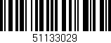 Código de barras (EAN, GTIN, SKU, ISBN): '51133029'