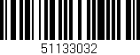 Código de barras (EAN, GTIN, SKU, ISBN): '51133032'