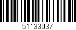 Código de barras (EAN, GTIN, SKU, ISBN): '51133037'