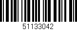 Código de barras (EAN, GTIN, SKU, ISBN): '51133042'