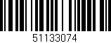 Código de barras (EAN, GTIN, SKU, ISBN): '51133074'