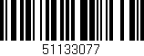 Código de barras (EAN, GTIN, SKU, ISBN): '51133077'