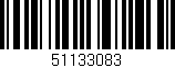 Código de barras (EAN, GTIN, SKU, ISBN): '51133083'