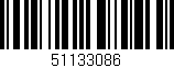 Código de barras (EAN, GTIN, SKU, ISBN): '51133086'