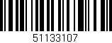 Código de barras (EAN, GTIN, SKU, ISBN): '51133107'