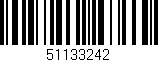 Código de barras (EAN, GTIN, SKU, ISBN): '51133242'