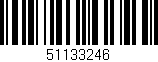 Código de barras (EAN, GTIN, SKU, ISBN): '51133246'
