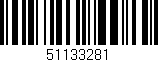 Código de barras (EAN, GTIN, SKU, ISBN): '51133281'