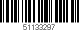 Código de barras (EAN, GTIN, SKU, ISBN): '51133297'