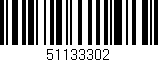 Código de barras (EAN, GTIN, SKU, ISBN): '51133302'