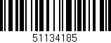 Código de barras (EAN, GTIN, SKU, ISBN): '51134185'