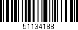 Código de barras (EAN, GTIN, SKU, ISBN): '51134188'