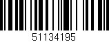 Código de barras (EAN, GTIN, SKU, ISBN): '51134195'