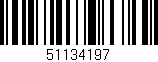 Código de barras (EAN, GTIN, SKU, ISBN): '51134197'