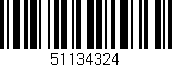 Código de barras (EAN, GTIN, SKU, ISBN): '51134324'