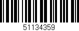 Código de barras (EAN, GTIN, SKU, ISBN): '51134359'